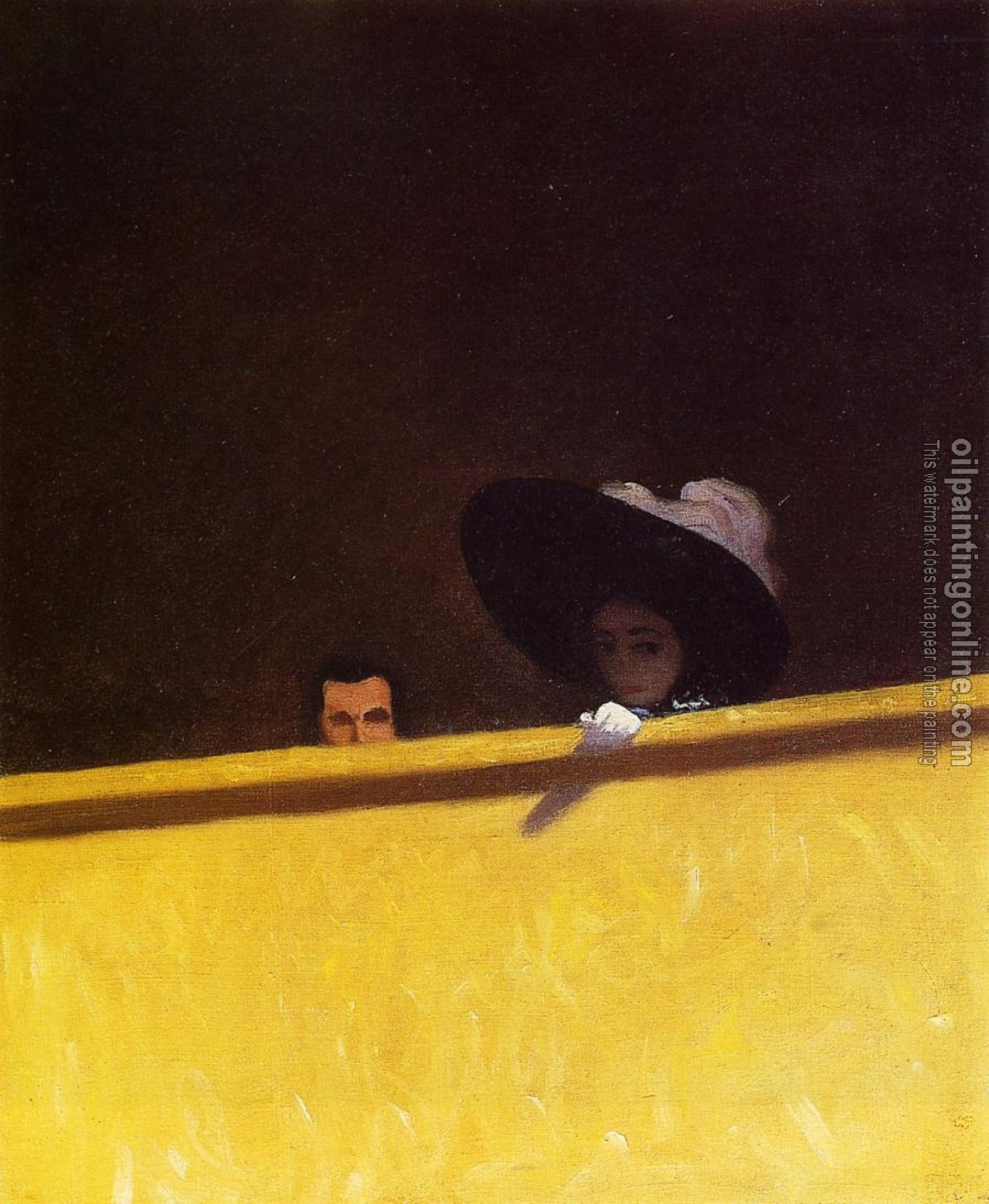 Felix Vallotton - Box Seats at the Theater, the Gentleman and the Lady